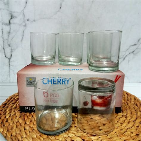 Jual Gelas B1 9bbf Cherry Gelas Set 6 Pcsroyal Collection 6pcs X