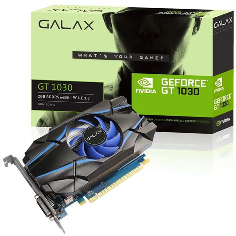Galax GeForce GT 1030 OC 2GB Video Card GTX1030-STD-2GB | shopping ...
