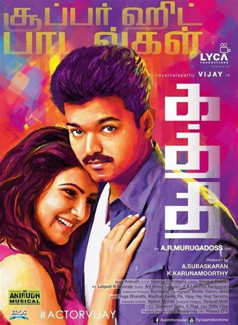 Kaththi Posters Tamil Movie, Music Reviews and News