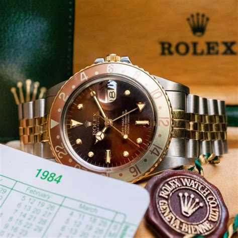 Rolex GMT-Master 16753 'Root Beer Bezel' - Amsterdam Vintage Watches