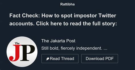 Fact Check How To Spot Impostor Twitter Accounts Click Here To Read