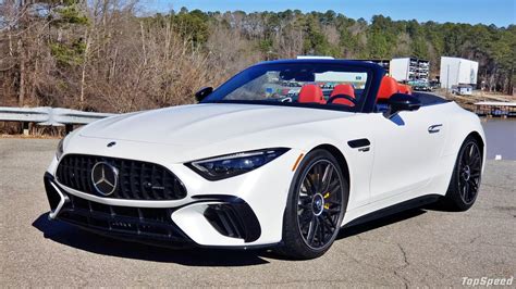 mercedes amg sl  review  legitimately imperfect soft top