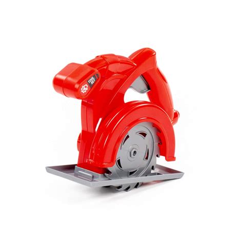 Polesie Red Circular Saw Toy Tool