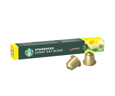 Starbucks Sunny Day Blend By Nespresso Starbucks At Home