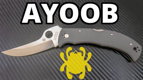 The Spyderco Massad Ayoob Folder Sprint Run Once A Decade