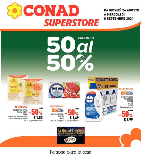 Calam O Volantino Conad Superstore Sardegna Nord Ovest Agosto