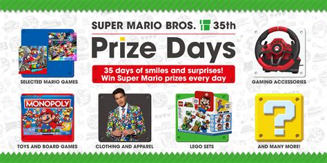 Super Mario Bros 35th Anniversary Prize Days Nintendo