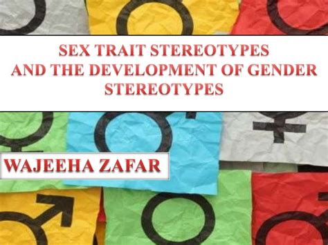 Sex Trait Stereotypes Ppt Free Download