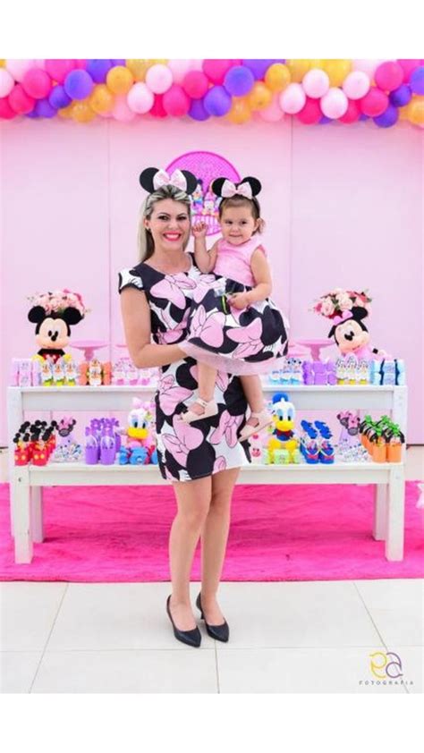 Vestido Minnie Rosa Mae E Filha Elo Produtos Especiais