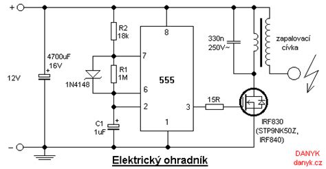 Simple Electric Fence Circuit Diagram Electric Fence Diagram