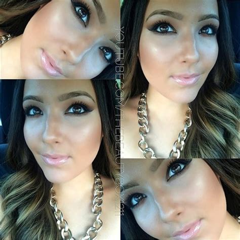 Smokey Eye Nude Lips Tan Dewy Skin Nude Lip Makeup Hair Makeup Flawless Beauty