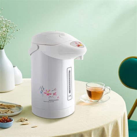 White Electric Kettle And Dual Pump Hot Water Dispenser L For Coffee Tea Walmart