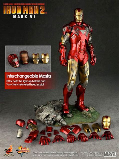 Iron Man Mark VI da Hot Toys em escala Grandes Coleções