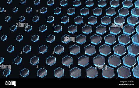 hexagonal crystals create a surface Stock Photo - Alamy