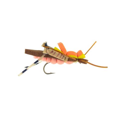 Mongo Hopper Pattern Foam Grasshopper Fly Pattern Terrestrial Fly Fly