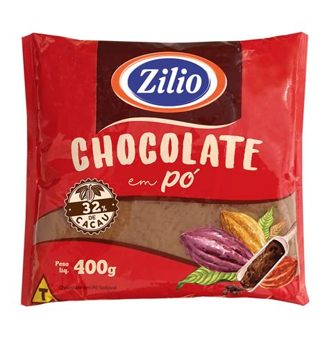 CHOCOLATE EM PÓ 200g Zilio Alimentos