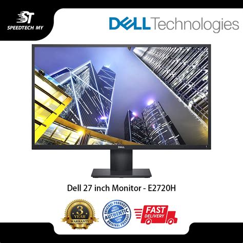 Dell E2720H 27 Inch FHD 1920 X 1080 Monitor Dell S3221QS 32 Inch