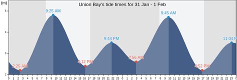 Union Bay's Tide Times, Tides for Fishing, High Tide and Low Tide ...