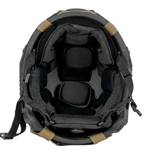 Ballistic Helmet black, with Multicam cover, Universal M-L Size