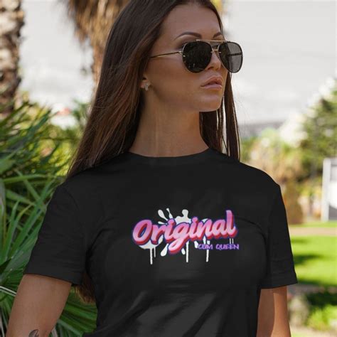 Original Cum Queen Cum On My Face T Shirt Swingers Lifestyle T Shirt Bukkake Group Sex Shirt