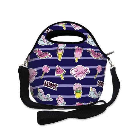 Mini Lancheira Térmica em Neoprene ISOPRENE Sweet Love Loja