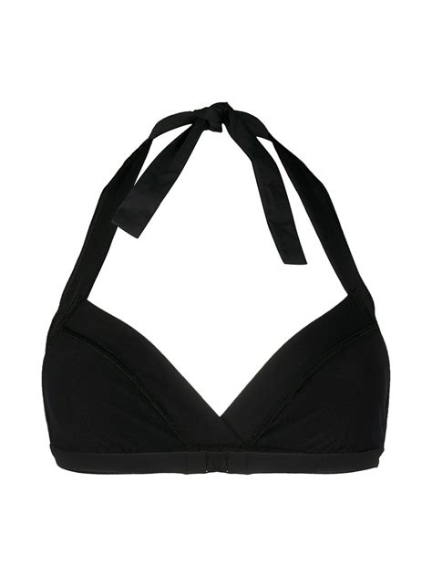 Eres Halterneck Bikini Top Black Farfetch