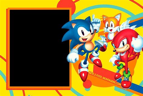 Convite festa sonic para imprimir – Artofit