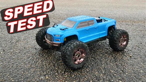 How Fast Is The BRUSHLESS Arrma BIG ROCK CREW CAB 3S RC Monster Truck