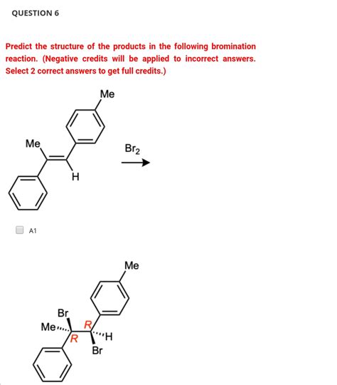 Solved QUESTION 5 Predict the structure of the bromonium ion | Chegg.com