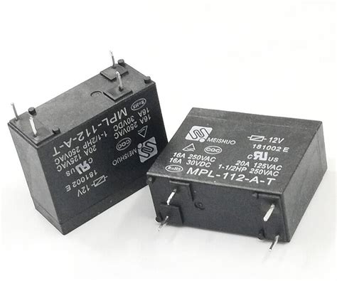 10PCS MEISHUO MPL-112-A-T Power Relay 12VDC 4Pins | eBay