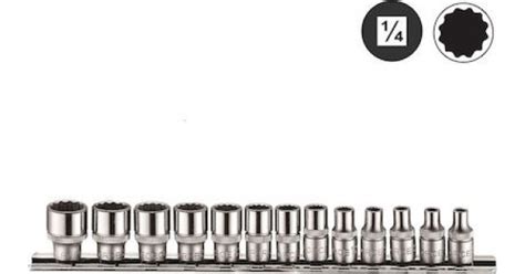Σετ Καρυδάκια Πολύσφηνα Κοντά 1/4'' (13τεμ.) FORCE 2133-5 | Βιομηχανικά ...