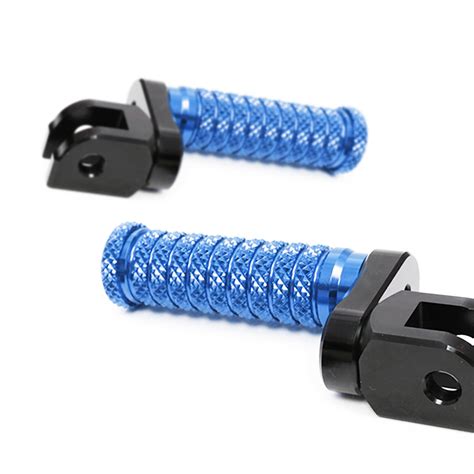 Blue Pole Inch Riser Front Foot Pegs For Mt Fz