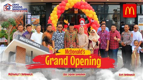 Grand Opening Mcdonald S Kota Prabumulih Sumatera Selatan Depo