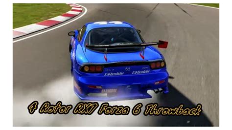 Throwback Forza 6 4 Rotor RX7 FD Drift Sesh At Circuit De Catalunya