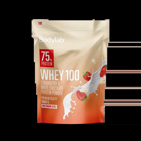 Bodylab Whey 100 Strawberry And White Chocolate 1 Kg Burpees