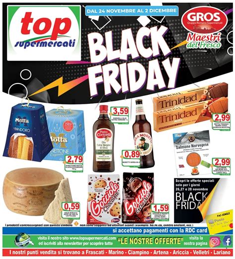 Top Supermercati BLACK FRIDAY 2021 Volantino Attuale 24 11 02 12 2021