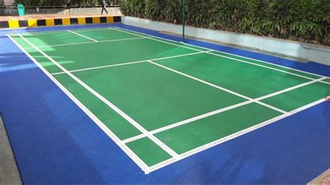 Matte PP Sports Tiles Badminton Court Flooring At Rs 85 Sq Ft In