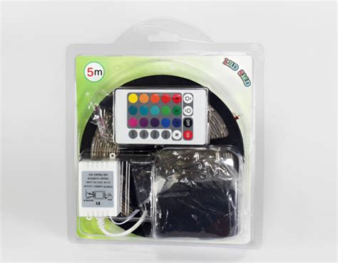 Светодиодная RGB лента 5м 2835 RGB с контроллером и блоком питания ...