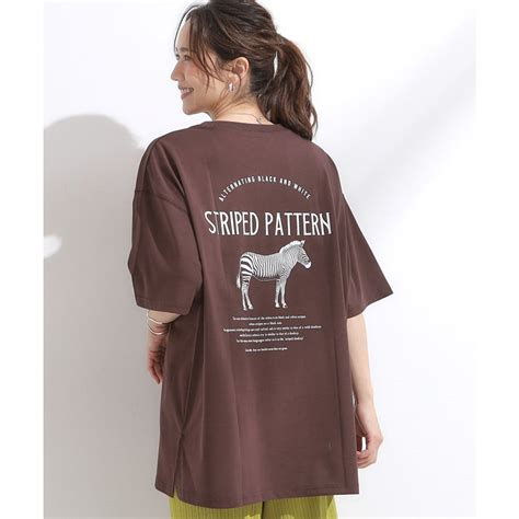 キューティーブロンド Cutie Blonde SHOO ICE汗染み軽減UVカットプリントアソート BIG Tシャツ ブラウン ファッション通販 MAGASEEK