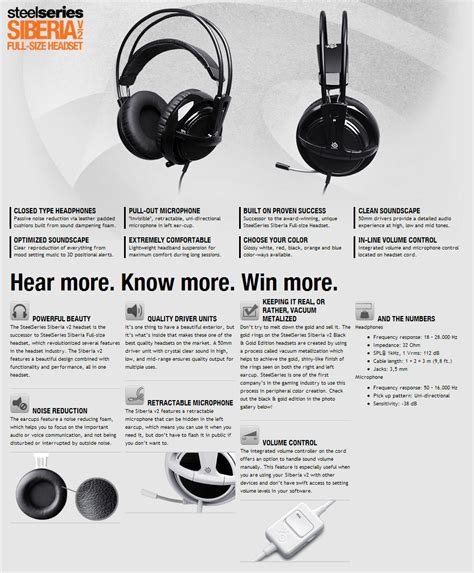 Buy SteelSeries Siberia V2 Full Size Headset Black [SS-51101] | PC Case ...