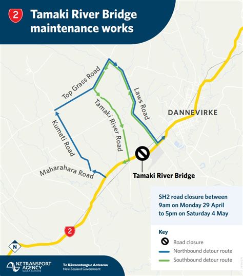 Tamaki River Bridge, south of Dannevirke, to close for scheduled ...