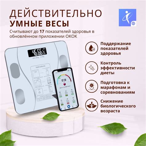 Напольные весы SOFISIDE Умные весы напольные электронные OKOK PRO ...