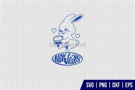 New Jeans Bunny Tokki Svg Gravectory