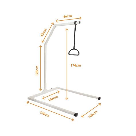 Suport Ridicare Pat Persoane Imobilizate 136kg 129x43x27cm Mobiak