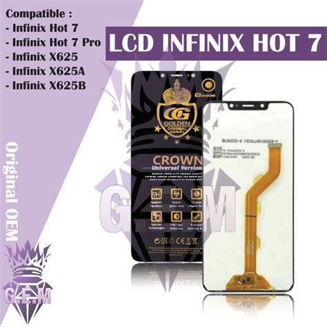 Jual Lcdtouchscreen Fullset Complete Infinix Hot Hot Pro X X A X B Original