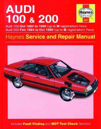 Audi 100 200 1982 1990 Haynes Service Repair Manual USED Australia