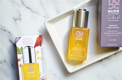 Nude Skincare Progenius Omega Treatment Rescue Oil Makeup Sessions