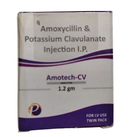 Amotech Amoxycillin And Potassium Clavulanate Injection IP 1 2 Gm At