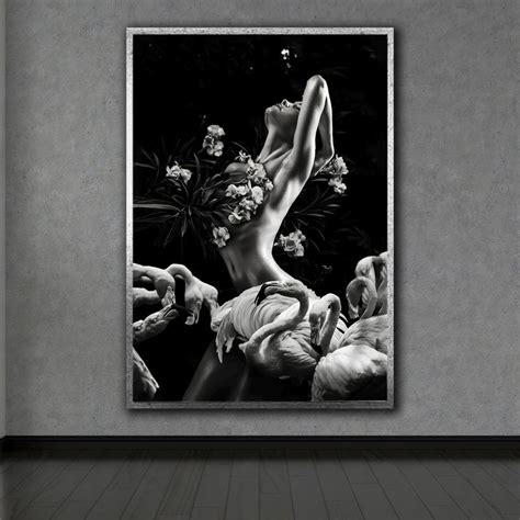 Sexy Naked Woman Poster Etsy