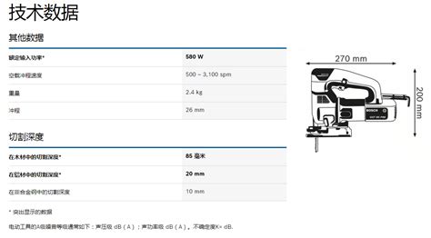 博世Bosch 580瓦调速曲线锯 GST 85 PBE 0601587643 1件 台型号 报价 价格 GST 85 PBE